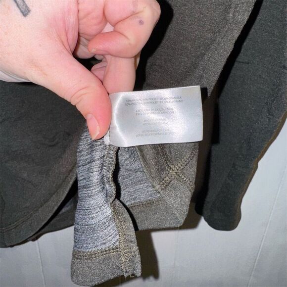 Orvis Men's Gray Quarter-Zip Pullover Sweater Size L Casual - Picture 4 of 6